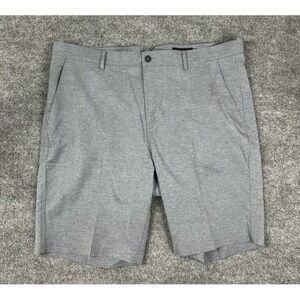 Men's Dunning Golf Shorts‎ Gray Flat Front Size 38(41 Waist) Inseam 10"